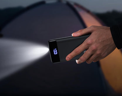 👉 Powerbank 20000mAh mit 22.5W Schnellladefunktion – Kompakte Externe Batterie mit USB-C & 2 USB-A, LED Display, Ideal für Reisen & Outdoor